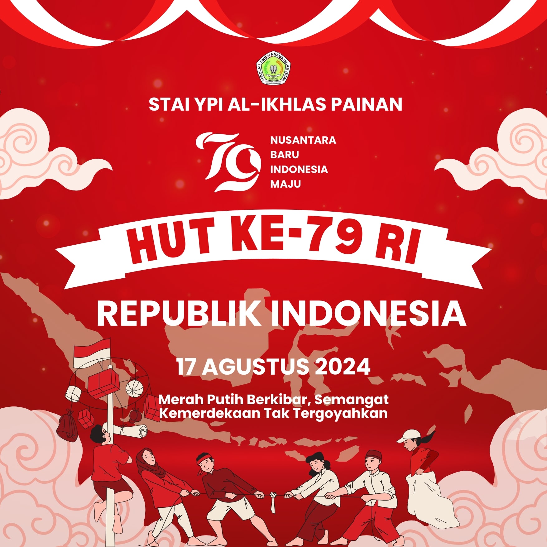 Meriahnya Peringatan Hari Ulang Tahun Ke-79 Republik Indonesia